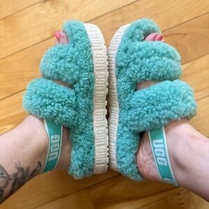 UGG “Oh Fluffita” Platform Slippers